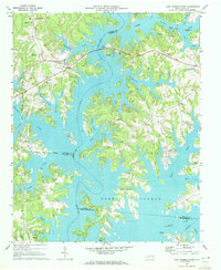 1970s Maps of Lake Norman of Catawba, NC | Pastmaps
